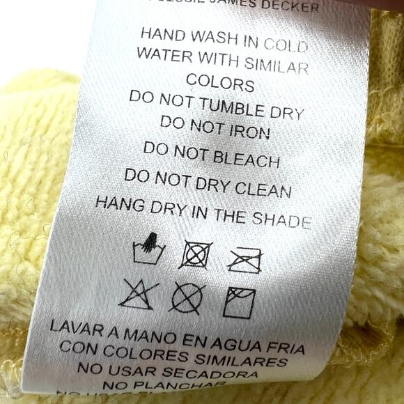 Kittenish by Jessie James Decker Yellow Sweatshorts Drawstring Waist Shorts M - Picture 10 of 11